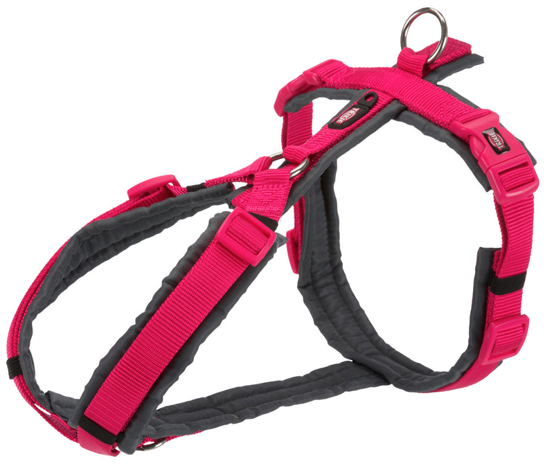 1997111 Premium trekking harness, S-M: 44-53 cm/20 mm, fuchsia/graphite