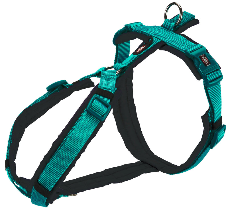 1997012 Premium trekking harness, S: 36-44 cm/15 mm, ocean/graphite