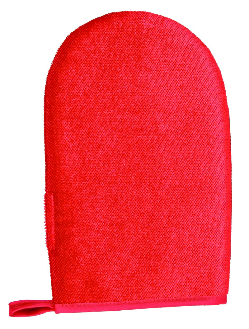 2328 Lint glove, doublesided, red