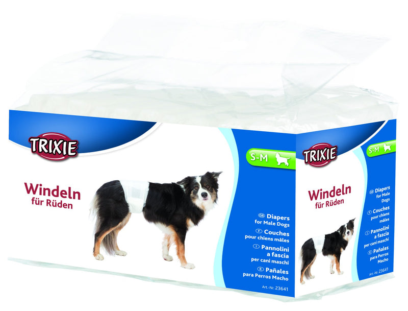 23641 Diapers for male dogs, S-M, 12 pcs.