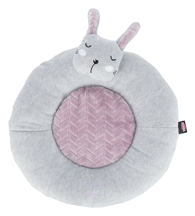 38252 Junior lying mat rabbit, ǟ¶÷ 40 cm, light grey/light lilac