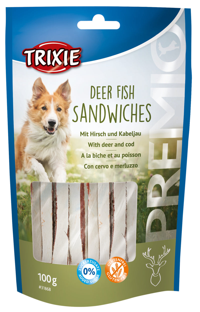 31868 PREMIO Deer Fish Sandwiches, 100 g