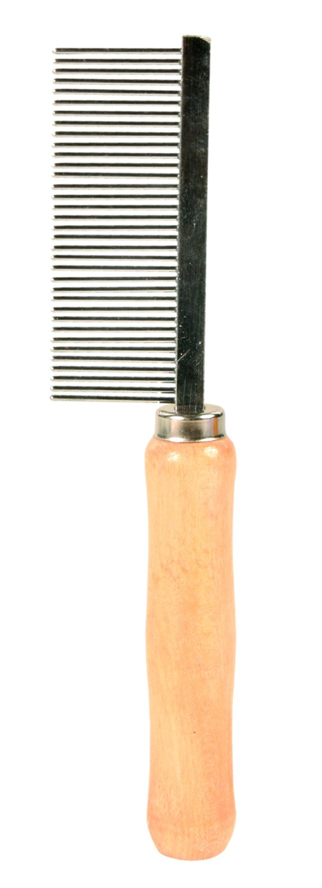 2391 Comb, wooden handle, medium teeth, 18 cm