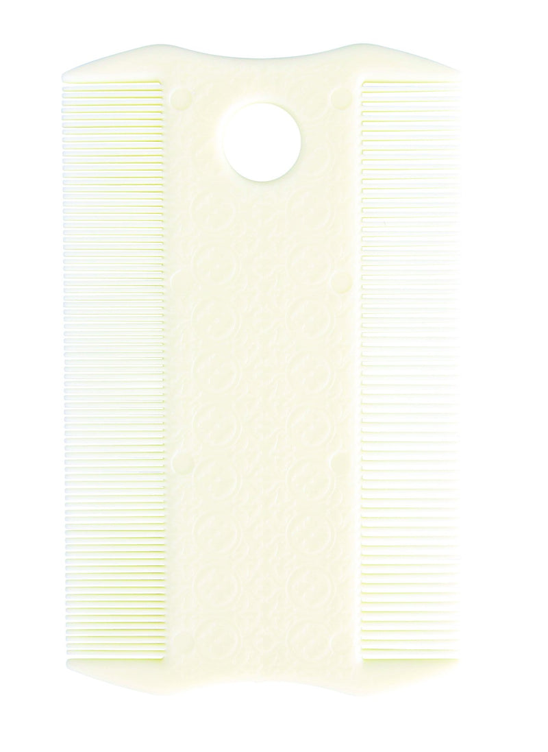 2402 Flea and dust comb, double-sided, 9 cm