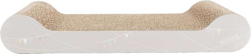 48011 Junior scratching cardboard, 38 x 6 x 18 cm, light grey