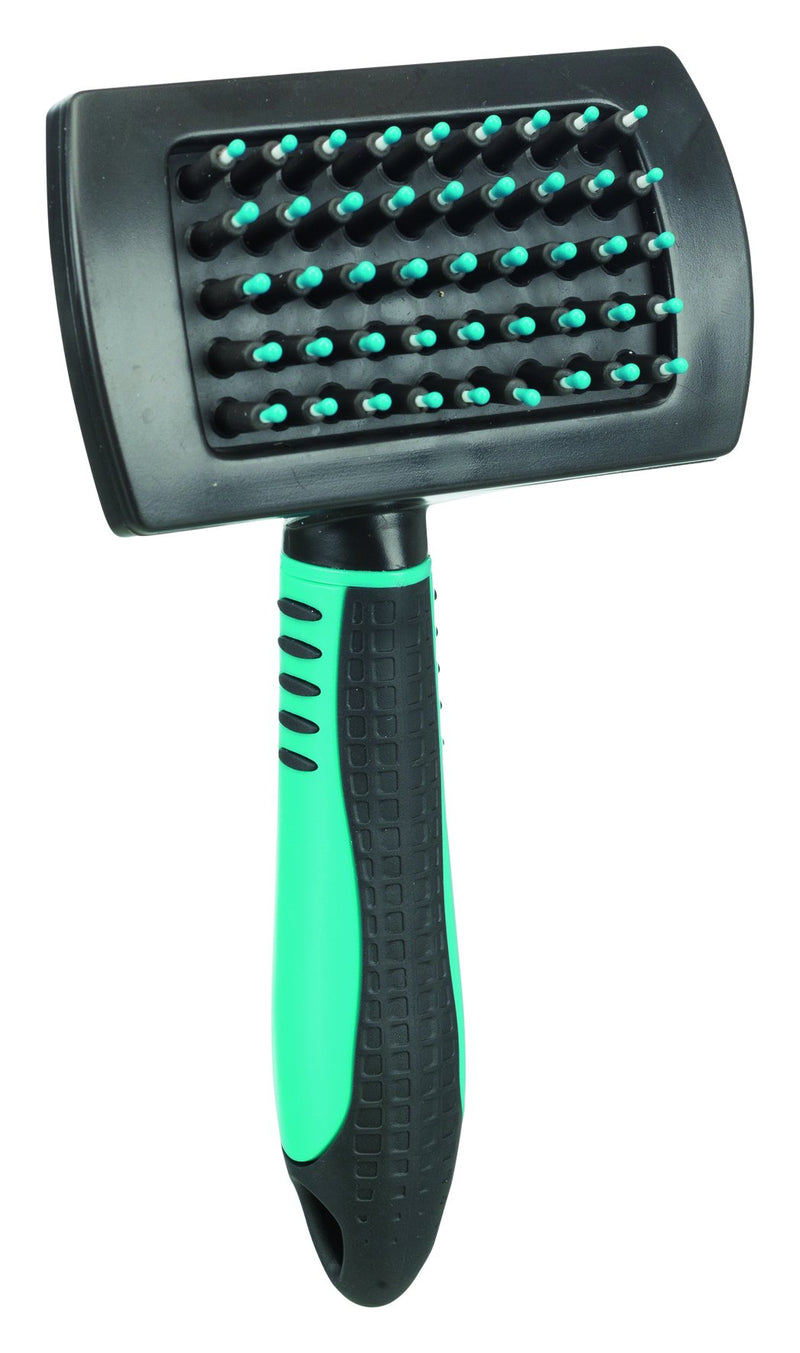 24145 Care brush, plastic, 10 x 17 cm