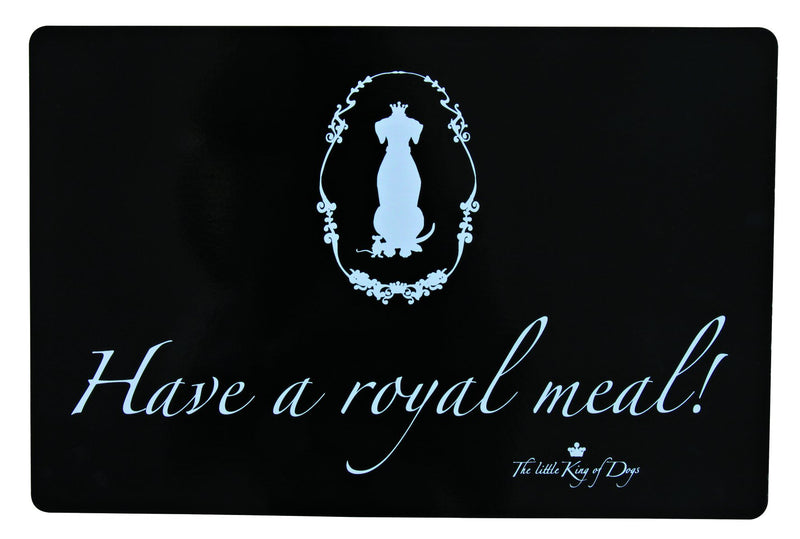 24472 King of Dogs place mat, 44 x 28 cm, black