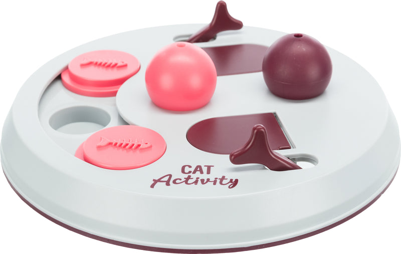 45892 Cat Activity Flip Board strategy game,  23 cm, berry/pink/light grey
