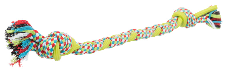 35698 Playing rope, cotton/TPR, 50 cm