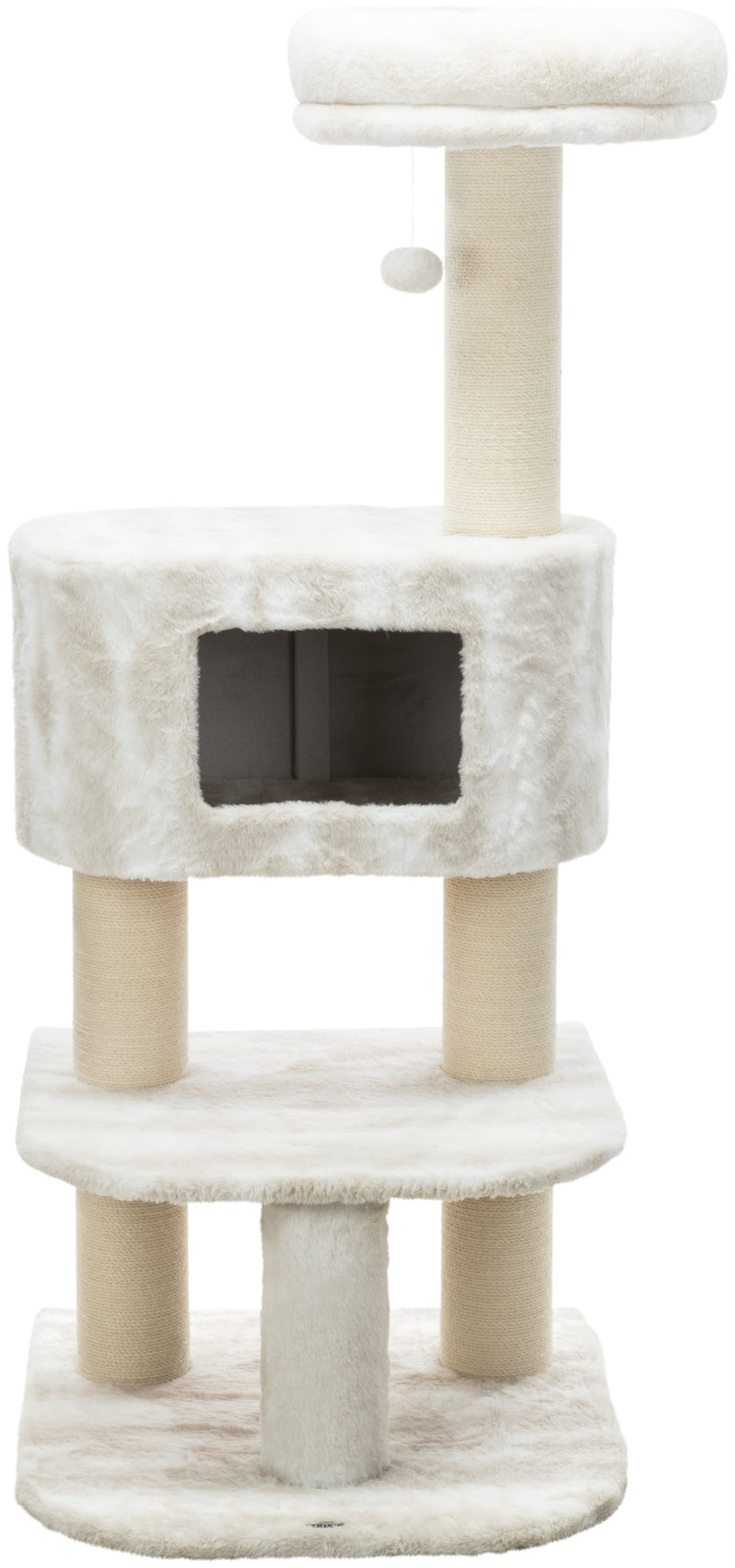 44449 Nelli scratching post, 140 cm, white/taupe