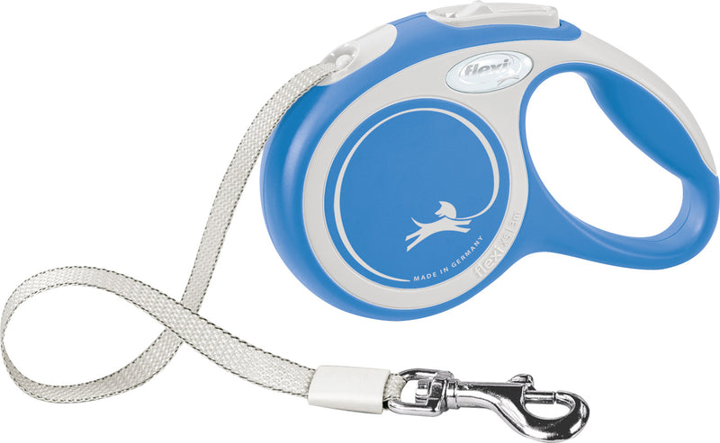 213502 flexi New COMFORT, tape leash, M: 5 m, blue