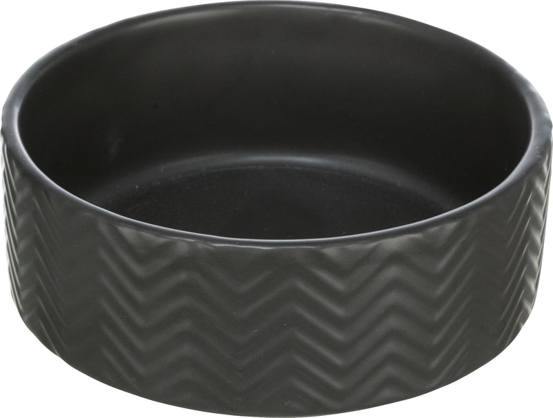 25022 Bowl ceramic, 1.6 l/diam. 20 cm, matt black