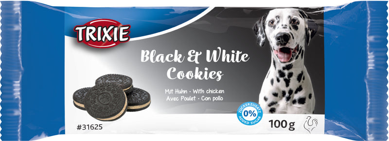 31625 Black & White Cookies, Ç÷ 4 cm, 4 pcs./100 g