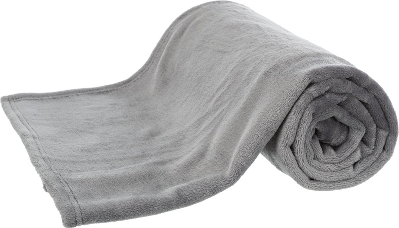 37211 Kimmy blanket, plush, 100 Ç? 75 cm, grey