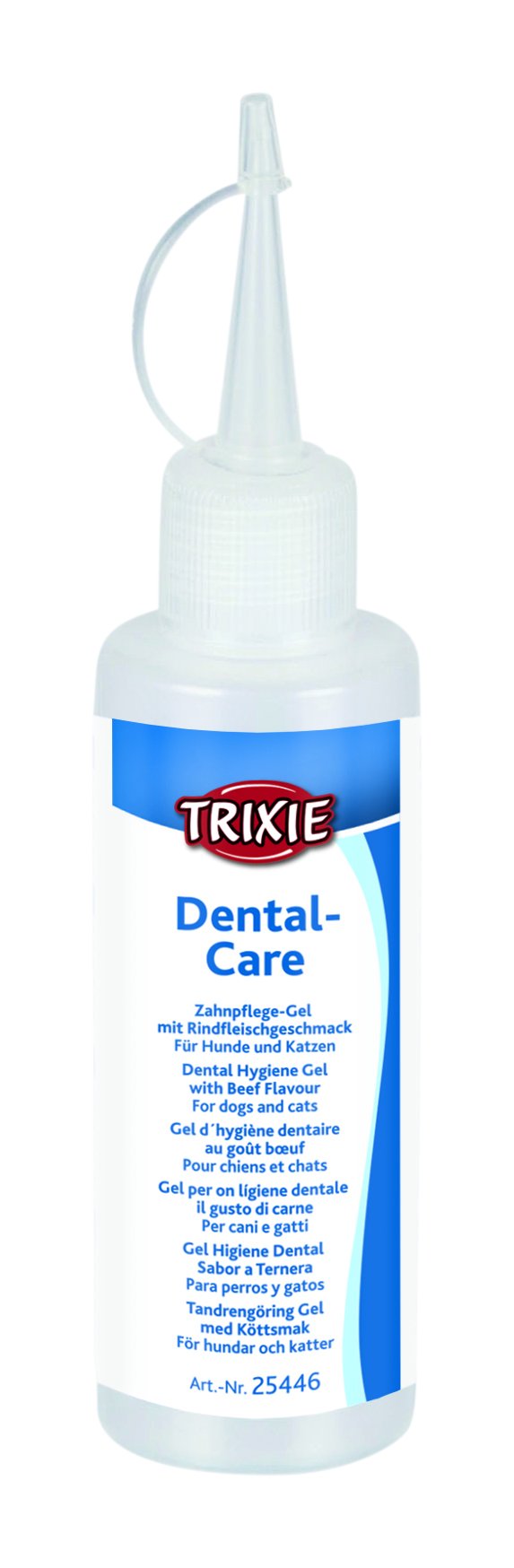 25446 Dental hygiene gel with beef flavour, dog/cat, 100 g