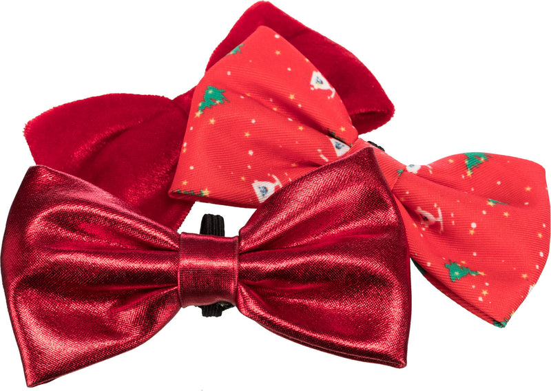 92524 Xmas suit bow tie, 10 cm, sorted