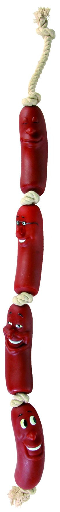 3252 Snack Toy sausage chain of 4, vinyl, 75 cm