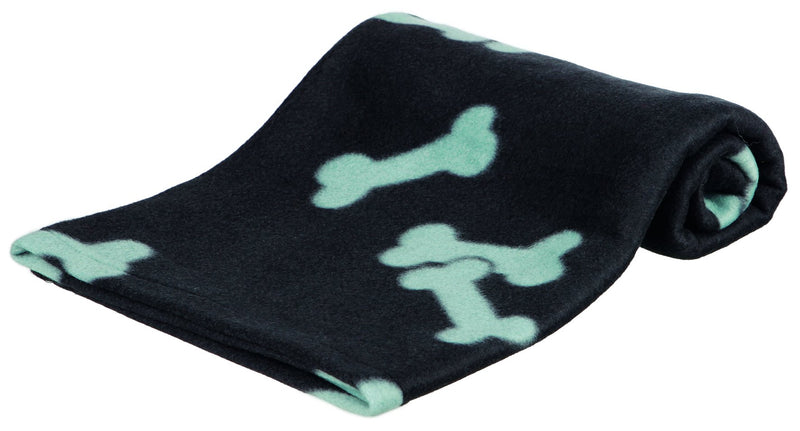 37192 Beany fleece blanket, 100 x 70 cm, black