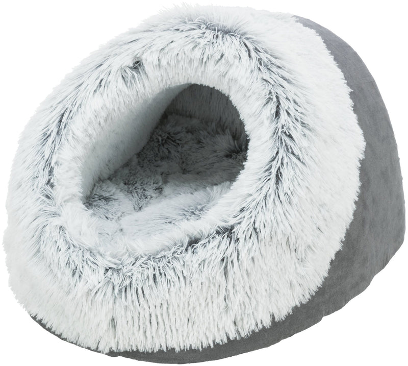 38030 Harvey cave, 35 x 26 x 41 cm, grey/white-black