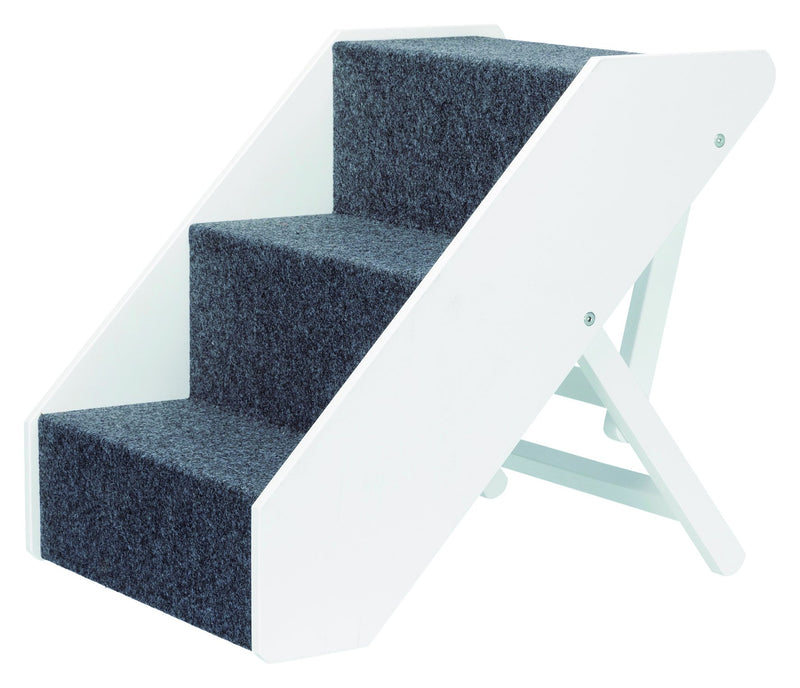 39488 Pet Stairs, height-adjustable, 40 x 67 cm, white