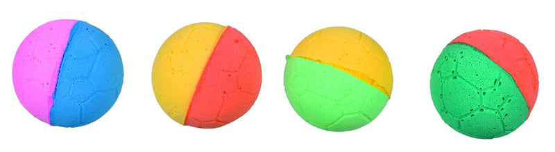 41100 Soft balls, foam rubber, diam. 4.3 cm, 4 pcs.