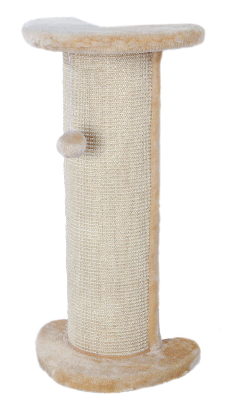 4350 Lorca scratching column, 75 cm, beige/natural