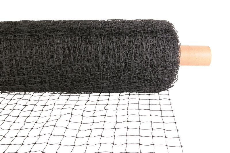 44361 Protective net, by the roll, 75 x 2 m, black