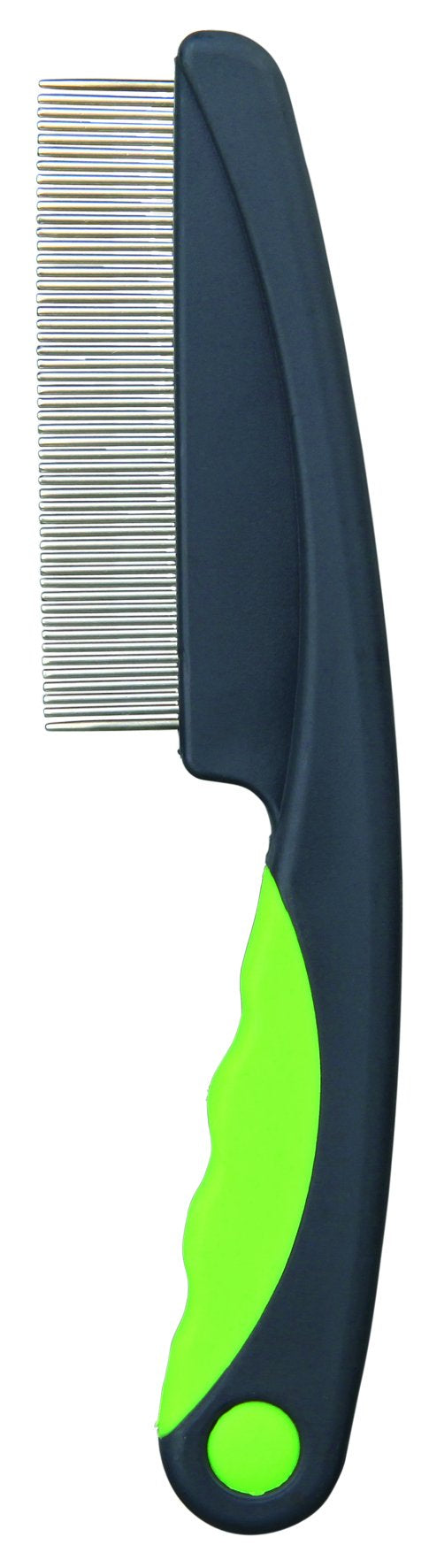 6287 Flea and dust comb for small animals, 15 cm, green