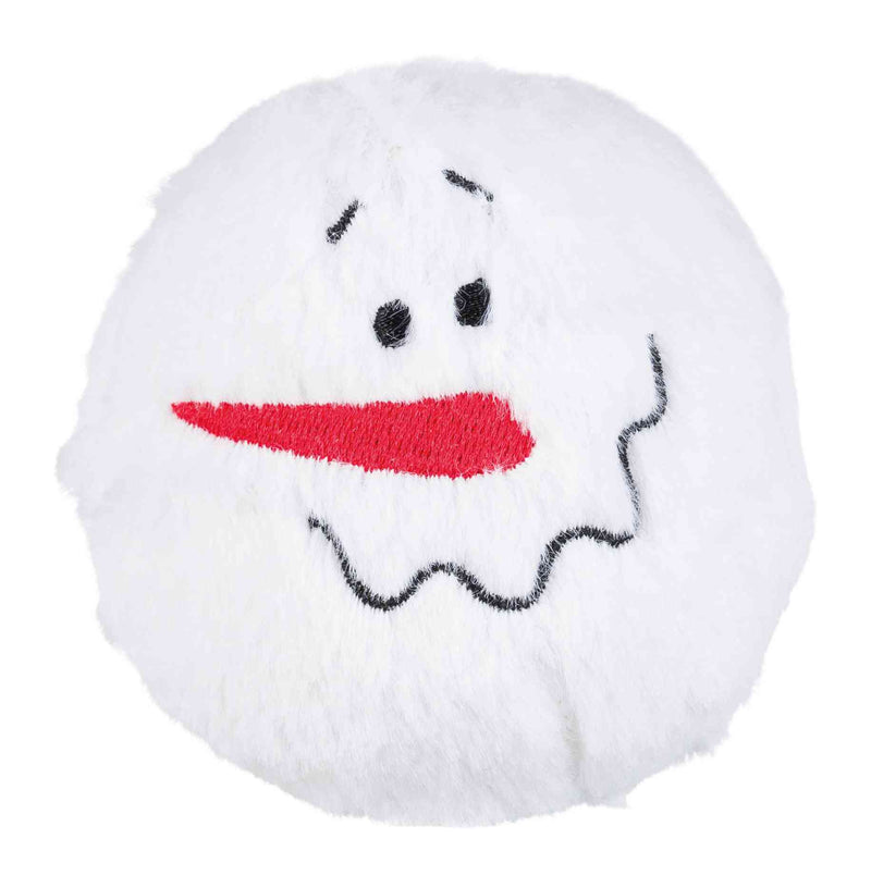 92497 Xmas snowball, plush,  10 cm, sorted