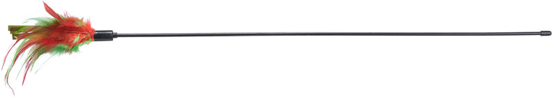92556 Xmas playing rod feathers, plastic, 50 cm