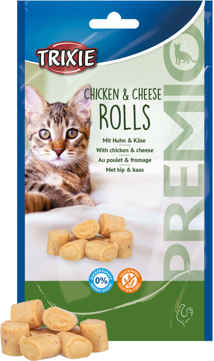 42764 PREMIO Chicken & Cheese Roll, 50 g