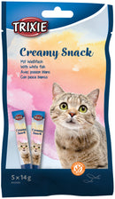 42683 Creamy Snack with white fish, 5 X 14 g