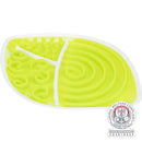 34959 Lick'n'Snack plate, leaf, TPR/PP, 28 x 21 cm