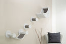 49932 Wall set, plush, 4 parts, white/grey