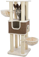 44675 Humberto scratching post, XXL 174 cm, cream/dark brown