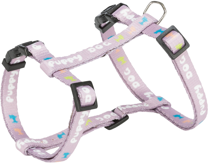 15354 Junior puppy harness with leash, M-L: 27-45 cm/10 mm, 2.00 m, light lilac