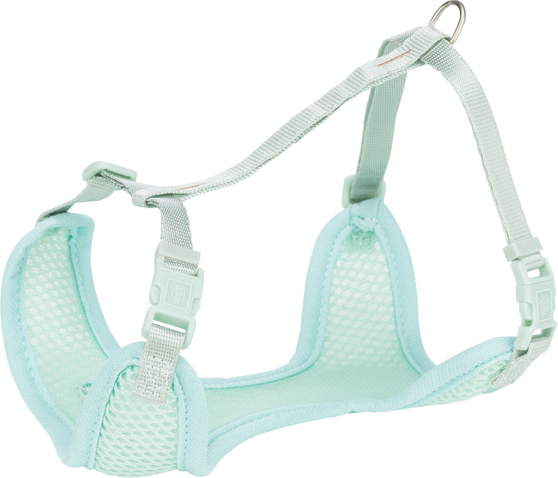15575 Junior puppy soft harness with leash, L: 3650 cm/10 mm, 2.00 m, mint