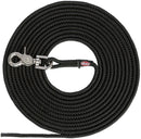 19741 Tracking lead, trigger snap hook, round, S-L: 10 m/ 6 mm, black