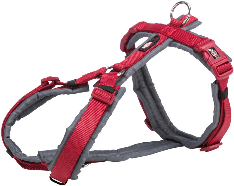 1997003 Premium trekking harness, S: 36-44 cm/15 mm, red/graphite