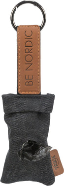 22855 BE NORDIC poop bag dispenser, 1 roll of 20 bags, black