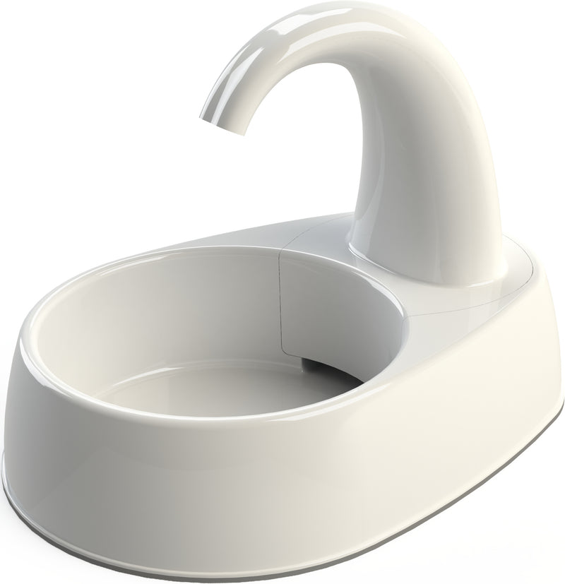 24444 Curved Stream drinking fountain plastic, 2.5 l/25 X 24.5 X 35 cm, white