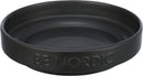 24522 BE NORDIC bowl, flat, ceramic/rubber ring, 0.3 l/ 16 cm, black