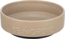 24526 BE NORDIC bowl, ceramic/rubber, 0.5 l/x· 16 cm, taupe