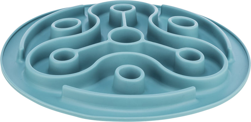 25037 Slow Feeding mat TPE,  28 cm, blue