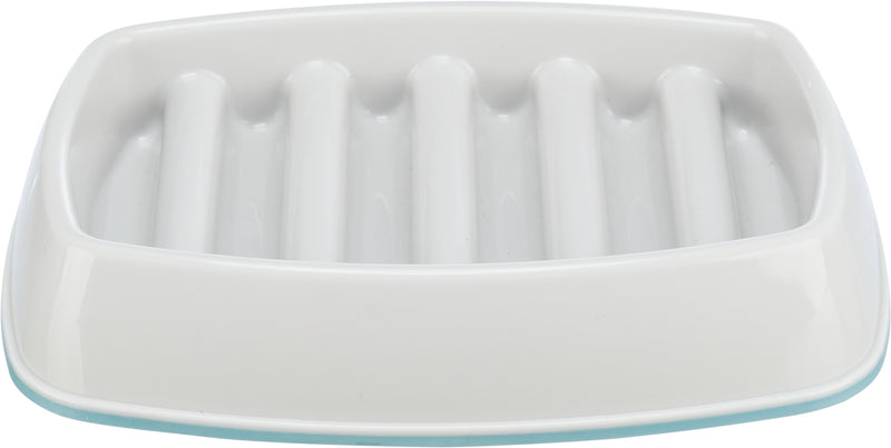 25192 Slow Feeding bowl plastic/TPR, 0.25 l/21 X 14 cm, grey