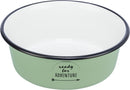 25212 Bowl enamel/stainless steel, 0.9 l/ 17 cm, green