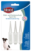 25377 Spot-On Flea and tick protection for small dogs, 3 x1,5 ml