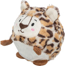 34741 Leopard ball, plush/rubber, 13 cm