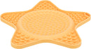 34982 Lick'n'Snack mat, silicone, 23.5 cm, yellow