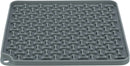 34983 Lick'n'Snack mat, silicone, 20 x 20 cm, dark grey